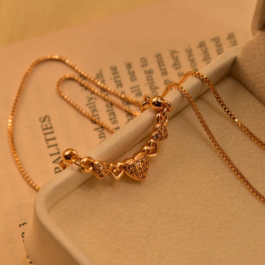 Elegant Design Gold Plated Crystal Stones Pendant for Girls/Women
