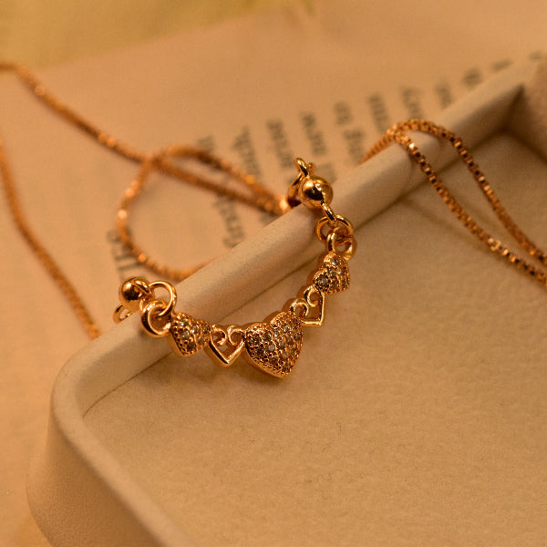 Elegant Design Gold Plated Crystal Stones Pendant for Girls/Women
